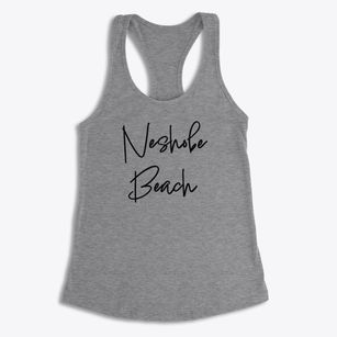Neshobe Beach Vermont Freestyle Women's Racerback Tank