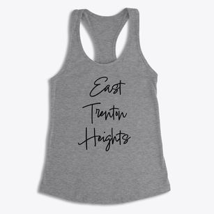 East Trenton Heights New Jersey Freestyle Women's Racerback Tank