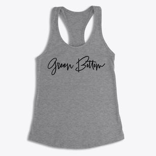 Green Bottom West Virginia Freestyle Women's Racerback Tank