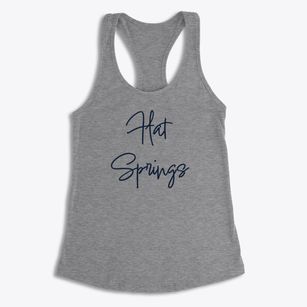 Flat Springs North Carolina Freestyle Women's Racerback Tank