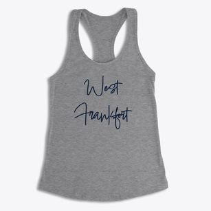 West Frankfort New York Freestyle Women's Racerback Tank