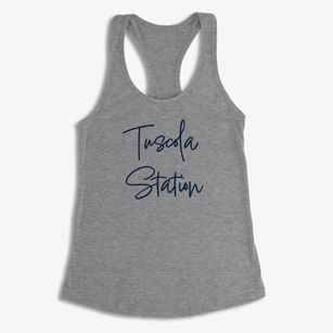 Tuscola Station Michigan Freestyle Women's Racerback Tank