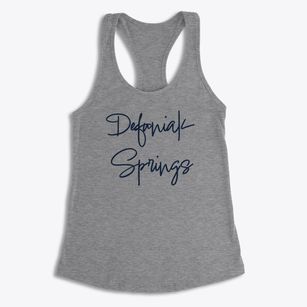Defuniak Springs Florida Freestyle Women's Racerback Tank