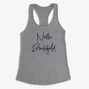 North Brookfield New York Freestyle Women's Racerback Tank