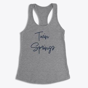 Twin Springs Iowa Freestyle Women's Racerback Tank