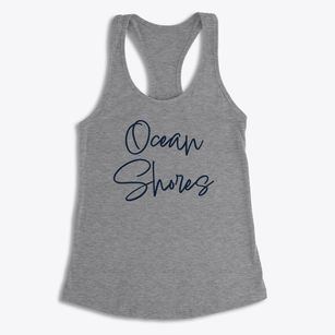 Ocean Shores Washington Freestyle Women's Racerback Tank
