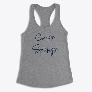 Crooks Springs Missouri Freestyle Women's Racerback Tank