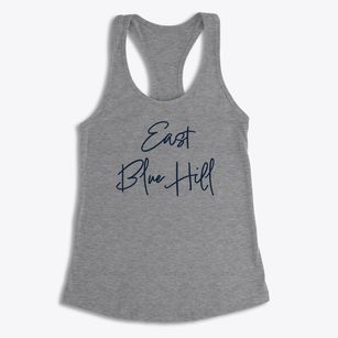 East Blue Hill Maine Freestyle Women's Racerback Tank