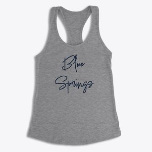 Blue Springs Missouri Freestyle Women's Racerback Tank