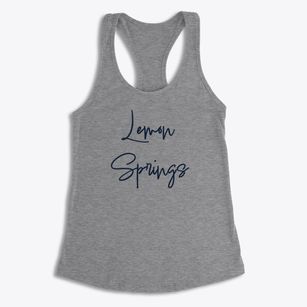 Lemon Springs North Carolina Freestyle Women's Racerback Tank