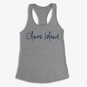 Clines Island Missouri Freestyle Women's Racerback Tank