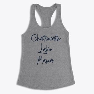 Chatsworth Lake Manor California Freestyle Women's Racerback Tank