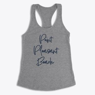 Point Pleasant Beach New Jersey Freestyle Women's Racerback Tank