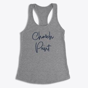 Church Point Louisiana Freestyle Women's Racerback Tank