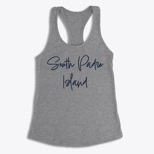 South Padre Island Texas Freestyle Women's Racerback Tank