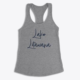 Lake Lotawana Missouri Freestyle Women's Racerback Tank