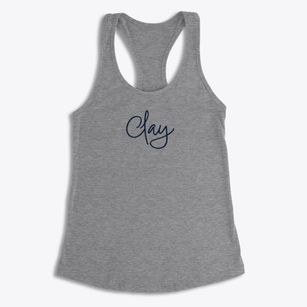 Clay California Freestyle Women's Racerback Tank