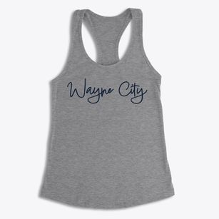 Wayne City Illinois Freestyle Women's Racerback Tank