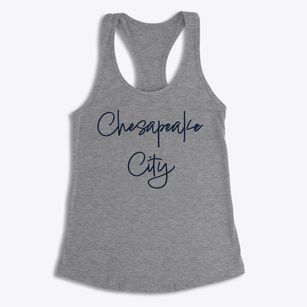 Chesapeake City Maryland Freestyle Women's Racerback Tank