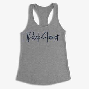 Park Forest Illinois Freestyle Women's Racerback Tank