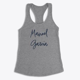Manuel Garcia Texas Freestyle Women's Racerback Tank