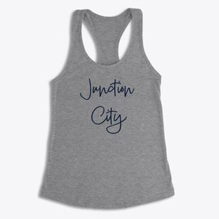 Junction City Missouri Freestyle Women's Racerback Tank