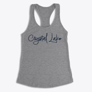 Crystal Lake Iowa Freestyle Women's Racerback Tank