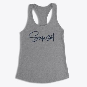 Sunset Arkansas Freestyle Women's Racerback Tank