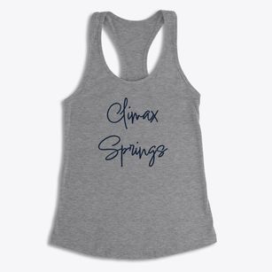 Climax Springs Missouri Freestyle Women's Racerback Tank
