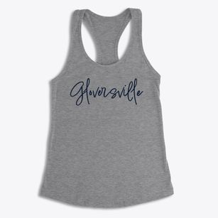 Gloversville New York Freestyle Women's Racerback Tank