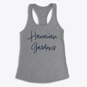 Hawaiian Gardens California Freestyle Women's Racerback Tank