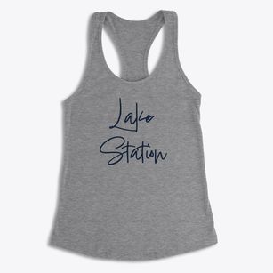 Lake Station Indiana Freestyle Women's Racerback Tank