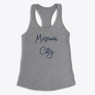 Missouri City Texas Freestyle Women's Racerback Tank