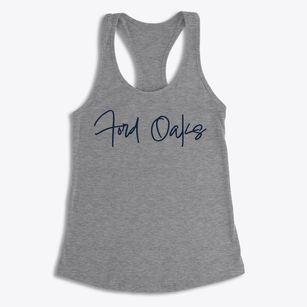 Ford Oaks Texas Freestyle Women's Racerback Tank