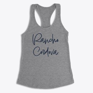Rancho Cordova California Freestyle Women's Racerback Tank