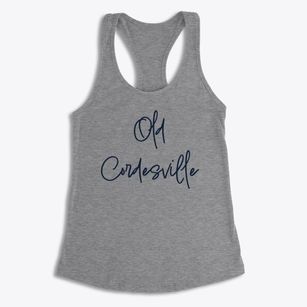 Old Cordesville South Carolina Freestyle Women's Racerback Tank