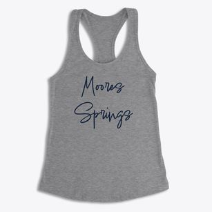 Moores Springs North Carolina Freestyle Women's Racerback Tank
