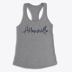 Allensville North Carolina Freestyle Women's Racerback Tank