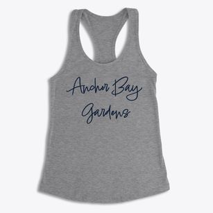 Anchor Bay Gardens Michigan Freestyle Women's Racerback Tank