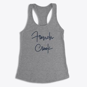 French Creek West Virginia Freestyle Women's Racerback Tank