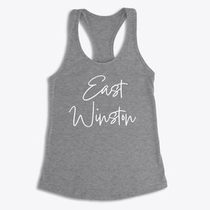 East Winston North Carolina Freestyle Women's Racerback Tank