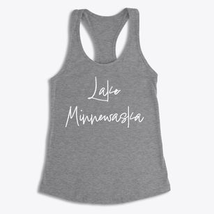 Lake Minnewaska New York Freestyle Women's Racerback Tank
