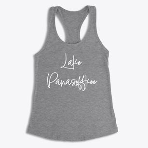 Lake Panasoffkee Florida Freestyle Women's Racerback Tank