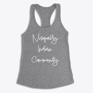 Nisqually Indian Community Washington Freestyle Women's Racerback Tank