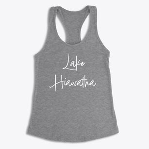 Lake Hiawatha New Jersey Freestyle Women's Racerback Tank