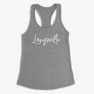 Langsville Ohio Freestyle Women's Racerback Tank