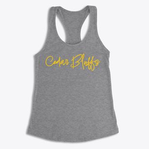 Cedar Bluffs New York Freestyle Women's Racerback Tank