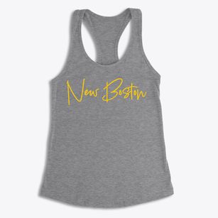 New Boston New Hampshire Freestyle Women's Racerback Tank