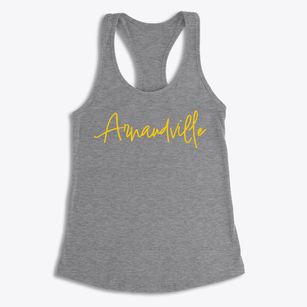 Arnaudville Louisiana Freestyle Women's Racerback Tank