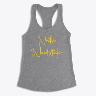 North Woodstock New Hampshire Freestyle Women's Racerback Tank